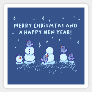 Merry Christmas and a Happy New Year! Sticker